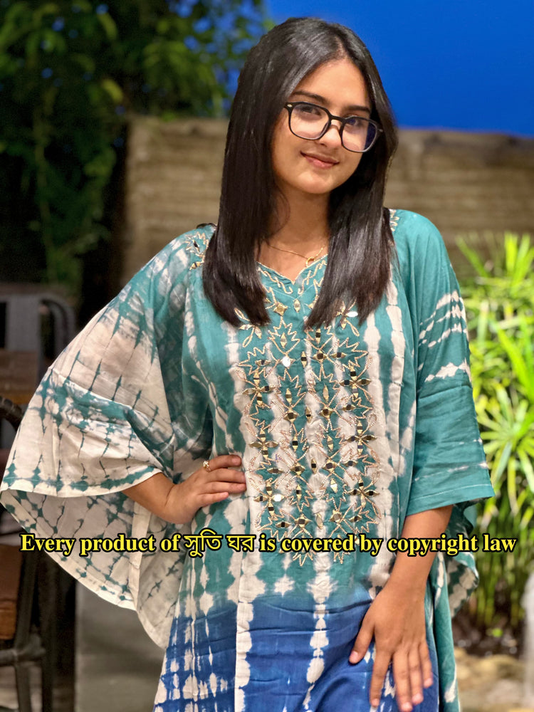 Pure Silk Batik Kaftan