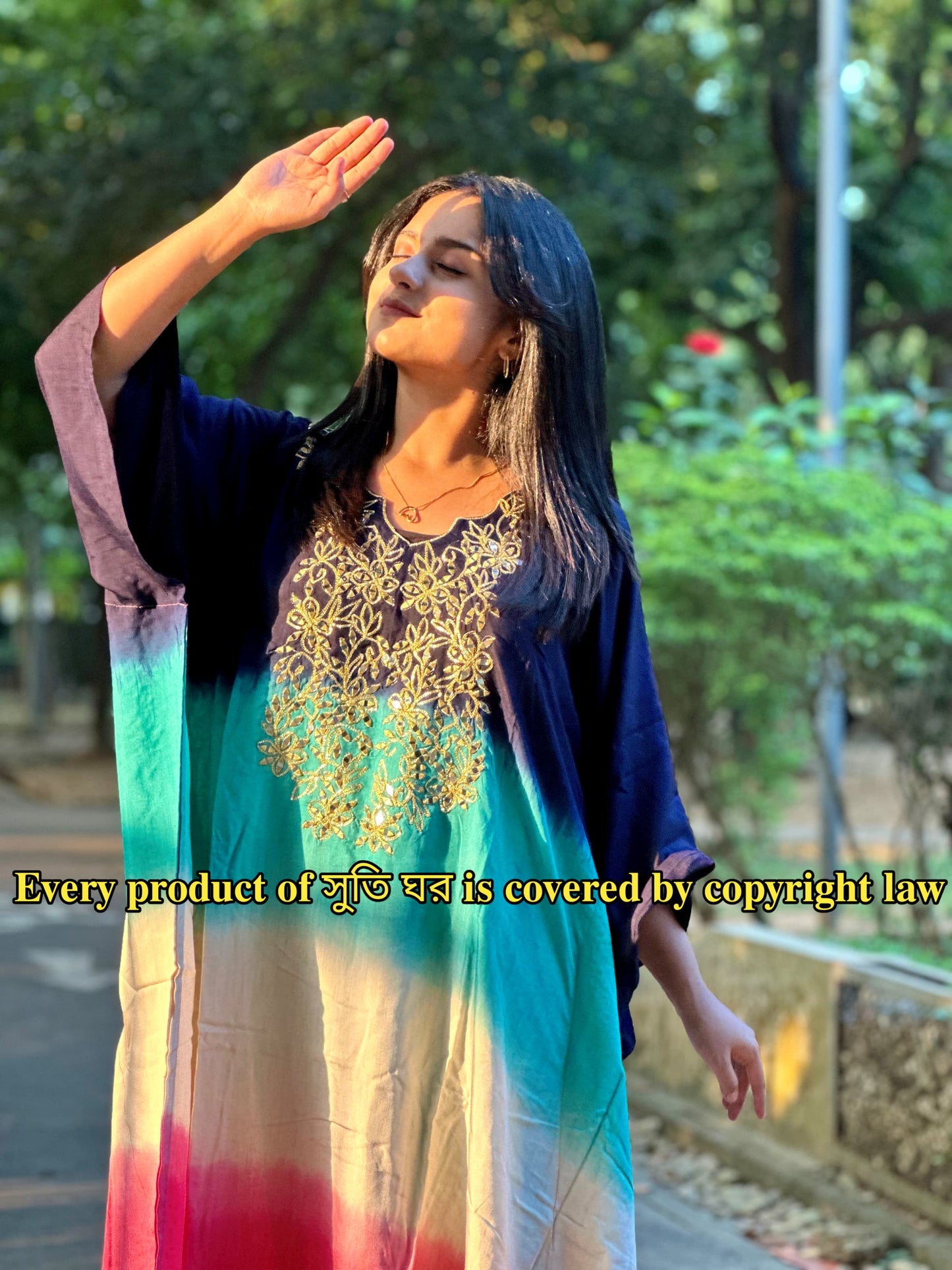 💥Pure Silk Batik Kaftan 😱